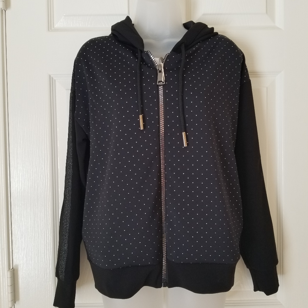 Mirella Matteini Studded Hoodie Women Size 4 (S)